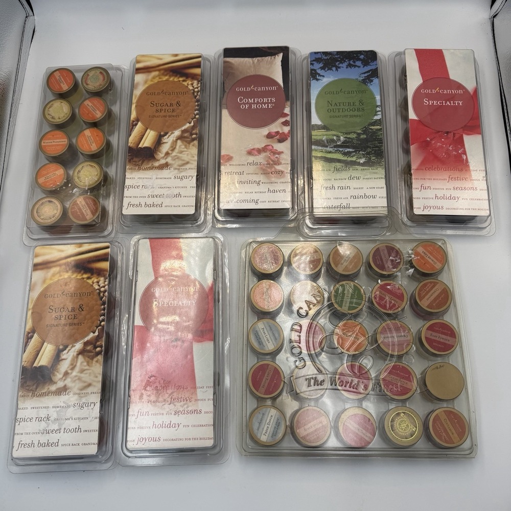 Gold Canyon Candles Scent Sampler Pods Assorted Fragrances Set Of 95 Wax Melts